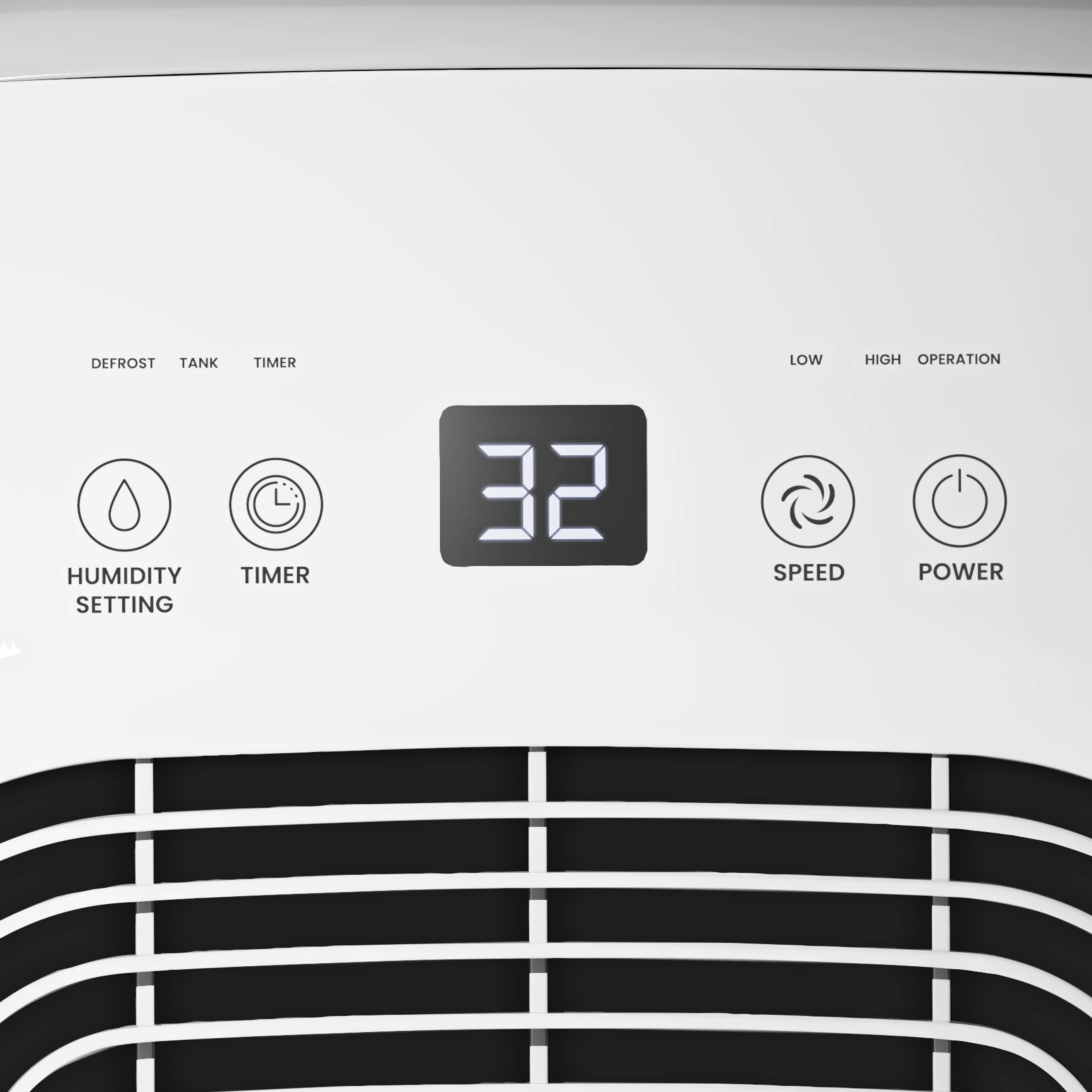 12L Low Energy Dehumidifier with 2.5L Water Tank - Image 8