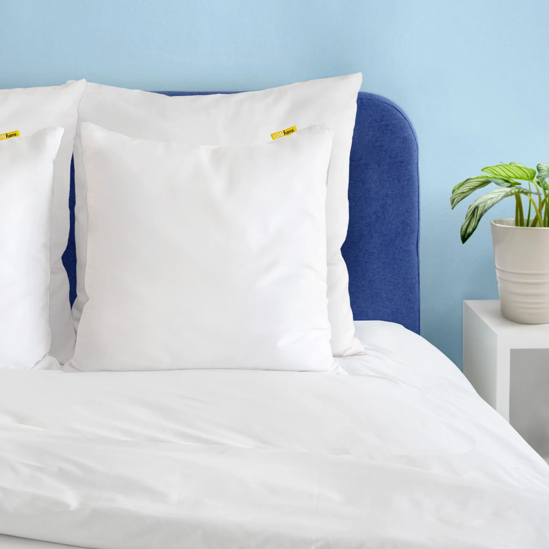 80 x 50 cm Blue Cooling Pillow Case - 2 Pack - Image 3