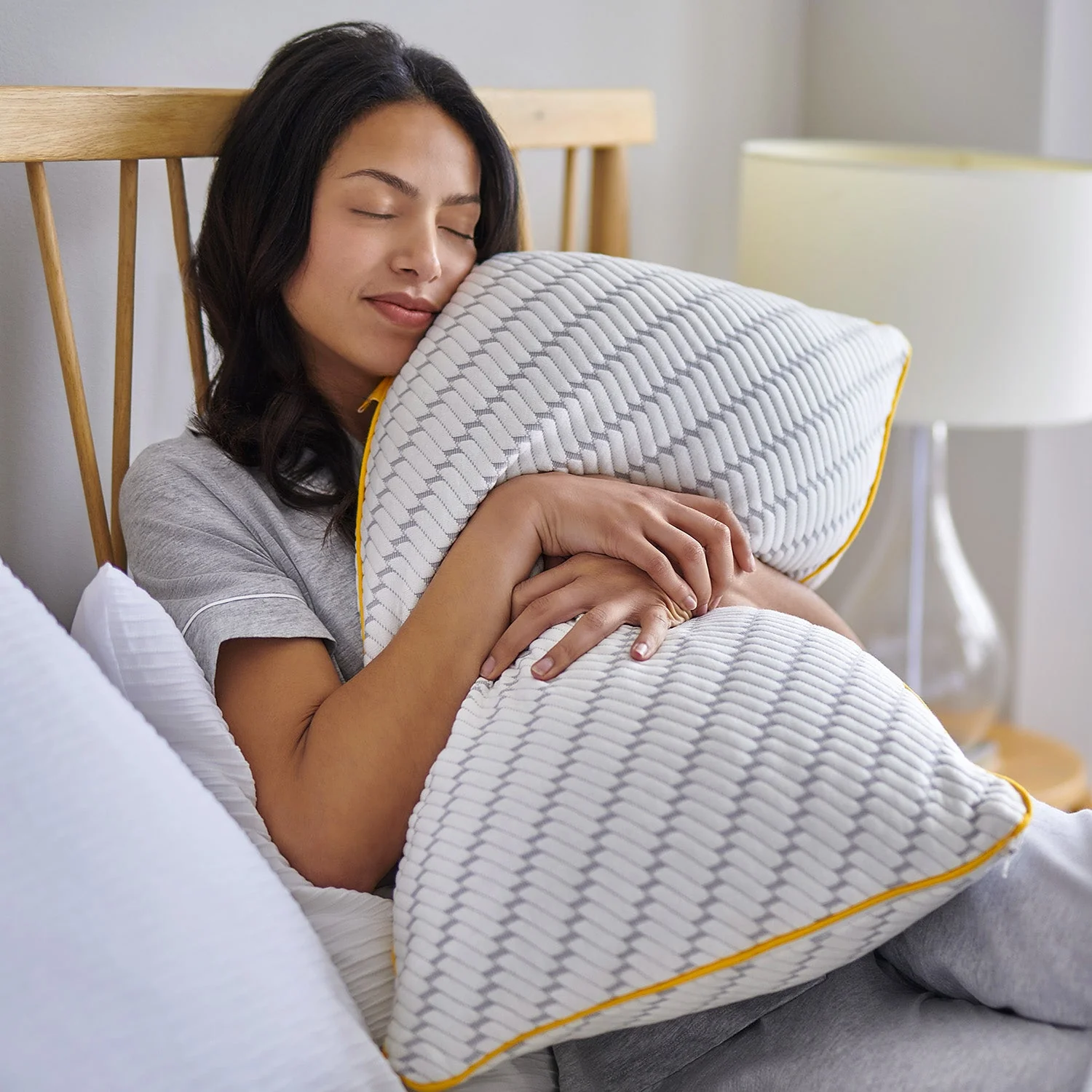 Luxury Memory Foam Pillow with Adjustable Filling - 2 Pack - Image 5